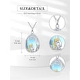 thumbnail image 4 of Dorunmo Father Daughter Necklace 925 Sterling Silver Daughter Necklace from Dad Mother's Day Jewelry for Women, 4 of 10