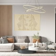 thumbnail image 4 of Large Heavy 3D Woodcut Artwork Wood Wall Art  16x32 inch, 4 of 7