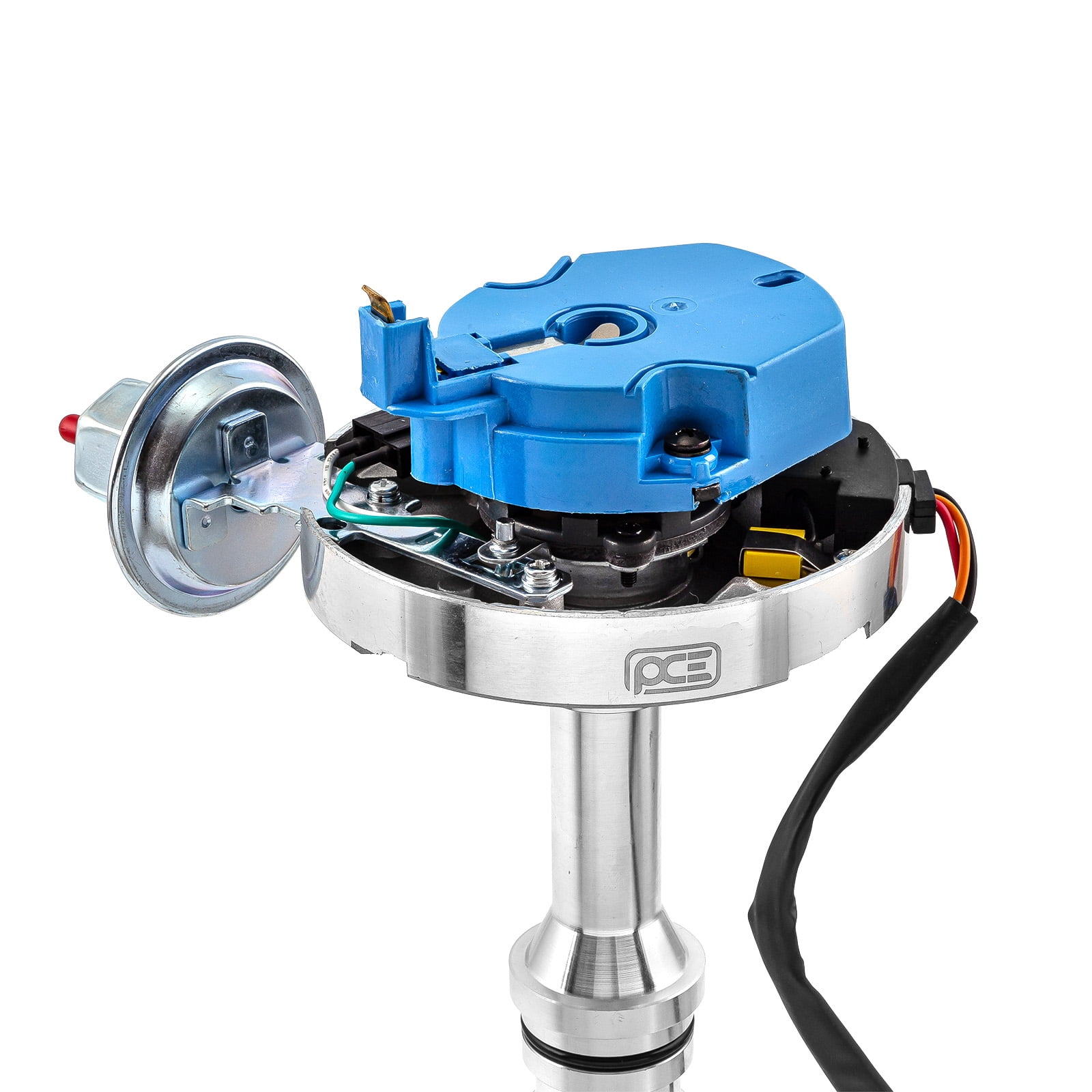 Speedmaster PCE376.1046.02 Compatible with Ford 351C Cleveland 460 Early 6000 Series 65K Coil HEI Distributor [Blue]