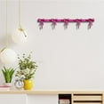 thumbnail image 6 of Kuntesetty Coat Rack Wall Mount 5 Hooks Bow Shaped Coat Hat Hooks for Bags Drawing Room Pink, 6 of 9