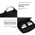 thumbnail image 4 of Mochila Lulumm Nomad para Viaje y Oficina, Porta Laptop de 17 Pulgadas, Backpack Impermeable con Puerto USB, 17L, Múltiples Compartimientos, Porta Lentes y Respaldo Ergonómico, 4 of 8