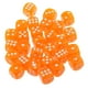 thumbnail image 2 of Juego de 100 dados de colores translúcidos, dados de 6 caras para juego o aprendizaje de matemáticas, naranja Zulema D6 Dice Board Game, 2 of 7