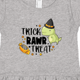 thumbnail image 4 of Inktastic Halloween Trick Rawr Treat with Dinosaur Girls Toddler Dress, 4 of 5