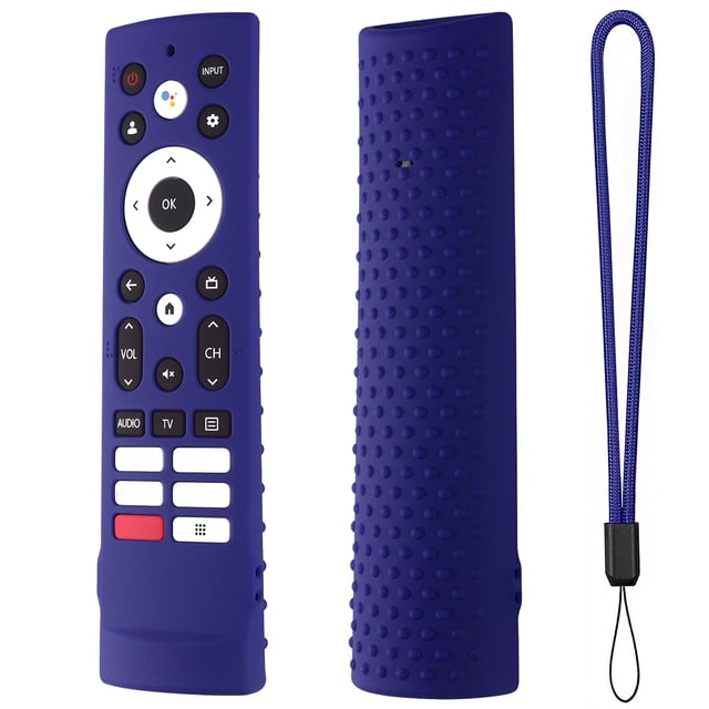 Estuche De Silicona Estuche de control remoto a prueba de golpes para Hisense Voice Remote ERF3V90H (azul oscuro) Tmvgtek Para estrenar