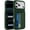 Green, variant on Dteck Hidden Wallet Back Case for iPhone 17 Pro Max,Shockproof TPU+PC Case with Credit Card Slot RFID Blocking Kickstand Cover,Blue