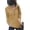 Apricot, variant on Women Fashion Quilted Pattern Lightweight Zipper Long Sleeve Plain Casual Ladies Sweatshirts Pullovers Shirts Tops