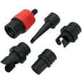 thumbnail image 2 of outdoorline Sup Air Pump Adapter Inflatable Paddle Rubber Boat Kayak Air Valve Adaptor Tire Compressor Converter 4 Nozzle, 2 of 9