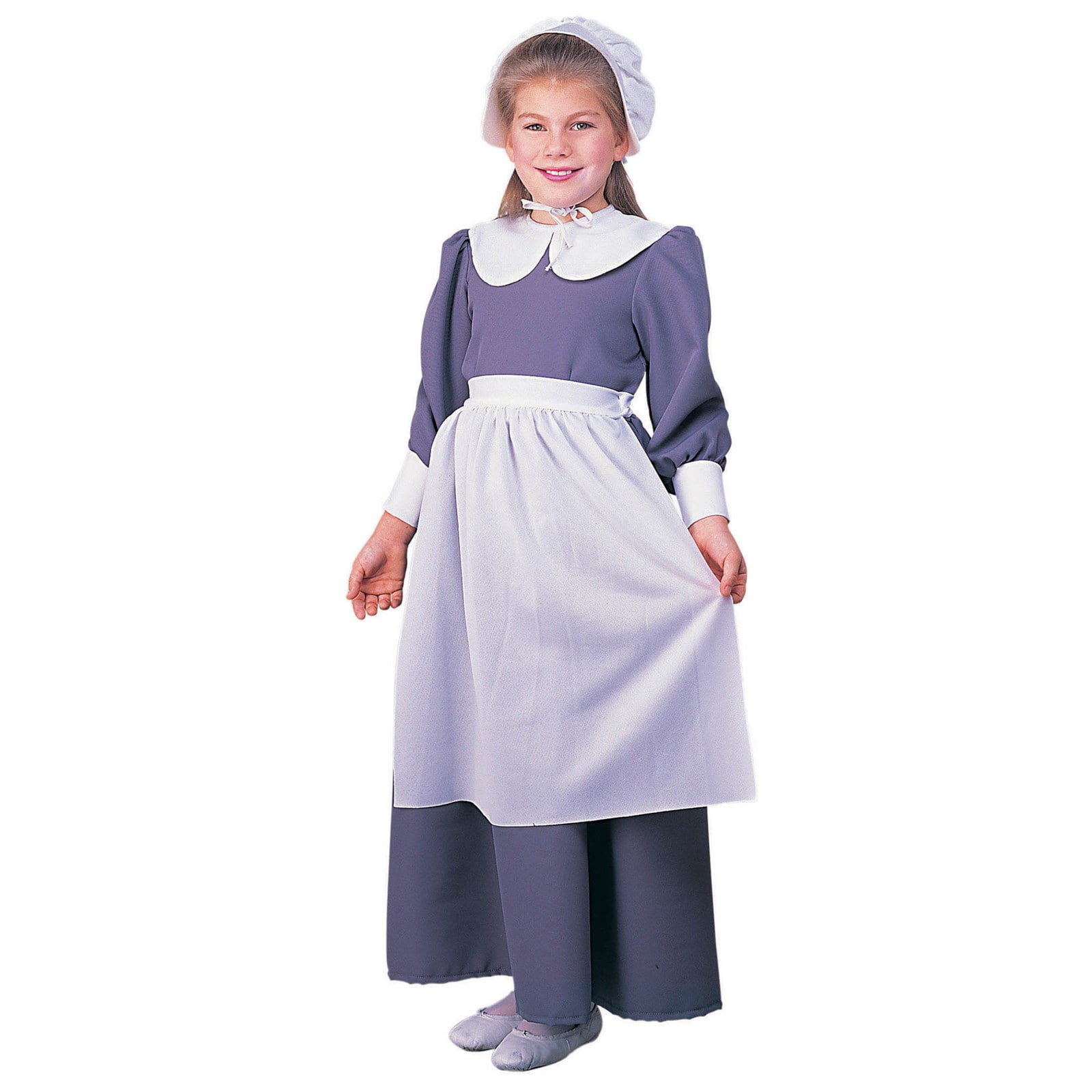 Pilgrim Girl Thanksgiving Colonial Child Costume Small 4-6 