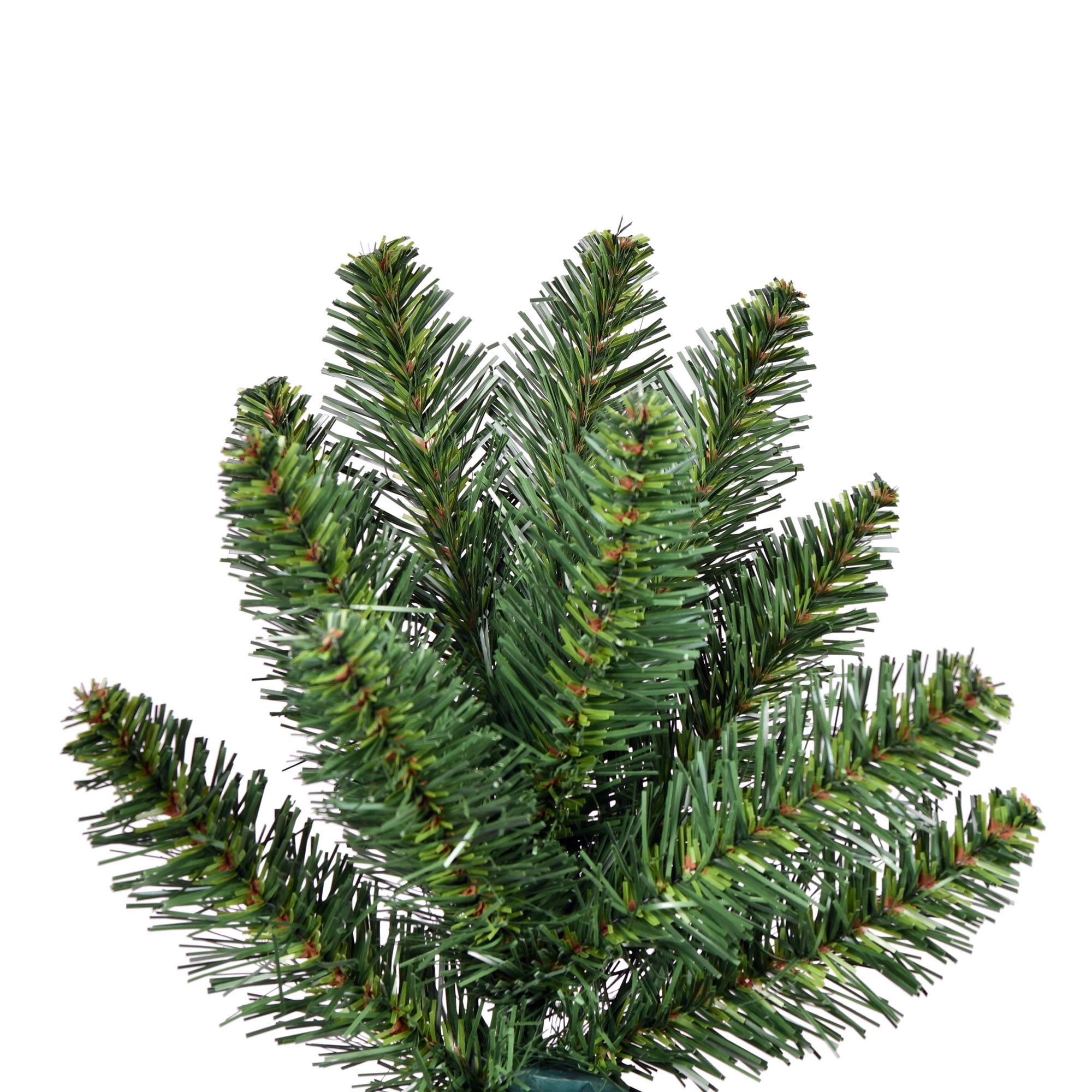 Vickerman 5.5' x 37" Chapel Pine Artificial Christmas Half Tree, Unlit