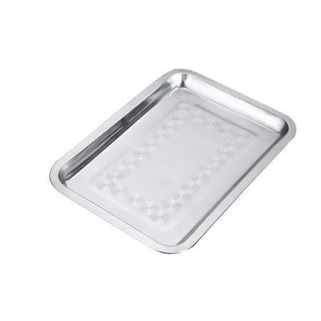 

Stainless Steel Flat Toaster Oven Pan Tray Non Toxic and Healthy Cookie Sheet & Baking Pan (Random Style)