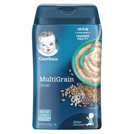 Gerber Multigrain Baby Cereal, 8 oz
