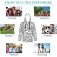 thumbnail image 5 of Sikiie Snake Youth Hoodie Sweatshirt Pullover Hooded Classic Casual Essentials Hoodiefor Boys Girls Kids -X-Large, 5 of 6