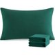 thumbnail image 1 of NTBAY Juego de 2 fundas de almohada estándar, 100% microfibra cepillada de 1800 hilos, súper suaves y acogedoras, resistentes a las arrugas, la decoloración y las manchas con cierre de sobre, fundas d, 1 of 4