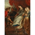 thumbnail image 2 of Workshop of Peter Paul Rubens 19x24 Gold Ornate Framed and Double Matted Museum Art Print Titled - Queen Tomyris with the Head of Cyrus, 2 of 4