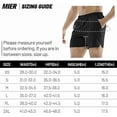 thumbnail image 7 of MIER Men's Workout Running Shorts 5 Inches Shorts, 7 of 7