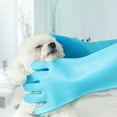 thumbnail image 4 of Leodye Pet Grooming Gloves - Heat Resistant Silicone Gloves with High-Density Teeth, Enhanced Five Finger Design for Bathing and Massaging s ands, 4 of 9