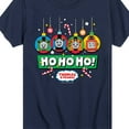 thumbnail image 3 of Thomas & Friends - Group Ornaments Ho Ho Ho - Youth and Toddler Short Sleeve Graphic T-Shirt, 3 of 5