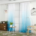 thumbnail image 2 of Daily Violete Gradient Sheer Curtain Window Voile Drape Valance 1 Panel Fabric, 2 of 3