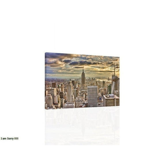 New York Skyline - Canvas OR Print Wall Art