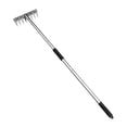 thumbnail image 2 of S SERENABLE Weeding Rake Ergonomic Grip Multifunctional Garden Hoe for Farm Digging Yard 8 tooth, 2 of 9