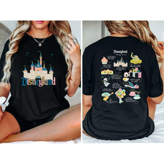 Disneyland Things To Do Shirt, Comfort Colors® Disneyland Shirt, Disney Castle Shirt, Disney Retro Shirt, Disneyworld Shirt,