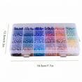thumbnail image 2 of DESIGNICE 1200pcs/box 6mm Crystal Glass Beads with Hole for DIY Craft Bracelet Necklace Jewelry Making, 2 of 7