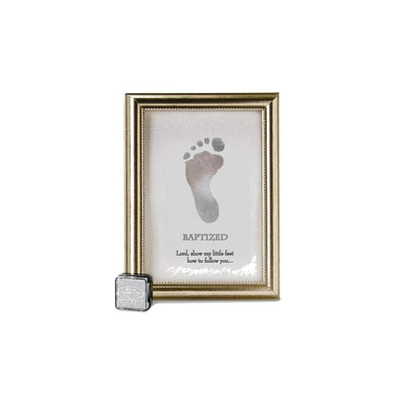 - The Grandparent Gift Co. Growing in Faith Footprint Frame, Baby Baptism