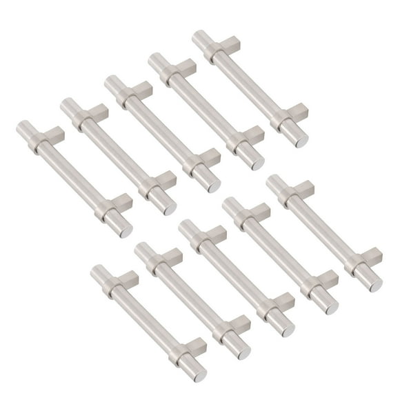 Modern Cabinet Pulls, High Hardness Steel Cabinet Pulls with Screws for Drawer for Door for Cabinet 128mm Hole Diameter