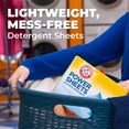 thumbnail image 6 of ARM & HAMMER Power Sheets Laundry Detergent, Fresh Breeze, 60 Count, Up to 120 Small Loads, 6 of 14