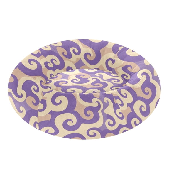 Pet Bed Pet Mat Cozy Removable & Washable Comfort For Cats And Dogs Purple Whirlwind