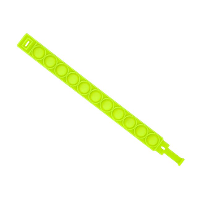 Pulsera De Silicona Push Pops Its Bubble Descompresión Silicona Pulsera Colorida Alivio Del Estrés Juguete De Cambio De Color Fotosensible Simple Para Niños Y Adultos Minnieouse FN007627-03