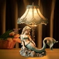 thumbnail image 3 of Table Lamp 3D Resin Reading Lamp for Bedroom Livingroom Nightstand, Light for Home Decor, Gifts for Mom Yard Decor, 3 of 6