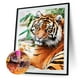 thumbnail image 1 of Cuadros Decorativos 5D DIY Diamante Pintura Tigre León Cuadrado Completo Diamante Mosaico Pared Tmvgtek embutido en tela, 1 of 8