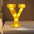thumbnail image 4 of LED Letter Lights Sign Light Up For Home Party Wedding Decoration Light Up Letters Alphabet Letter Sign Battery Powered For Christmas Birthday Party Decoration Of The Day, 4 of 9