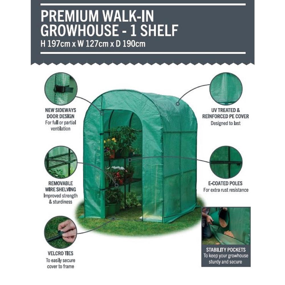 Gardman R08768 Premium Walk in Greenhouse