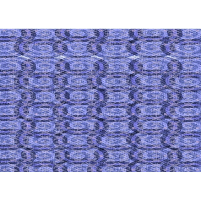 Ahgly Company Machine Washable Indoor Rectangle Transitional Purple Mimosa Purple Area Rugs, 4' x 6'