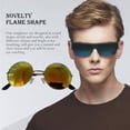 thumbnail image 3 of Gafas de Sol Seitruly con Llamas Coloridas Alta Definición, 3 of 6