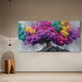 thumbnail image 7 of Large Colorful Tree of Life Canvas Wall Art, Abstract Tree Decor Painting Canvas Print for Living Room, Bedroom, Office Decorations, Gifts for Men, 7 of 7