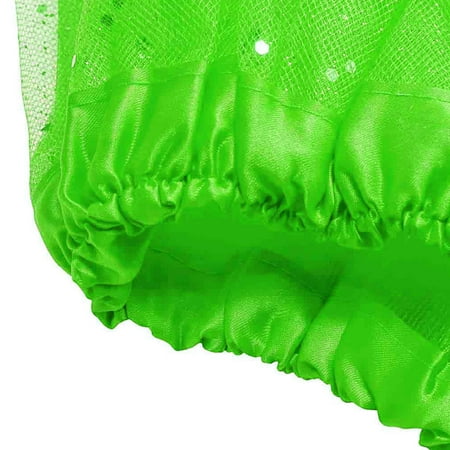

Timegard Womens Paillette Elastic 3 Layered Short Skirt Adult Dancing Skirt Green One Size