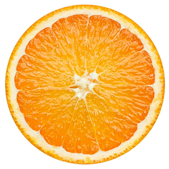 Toyvian Fruit Orange Wall Stickers 3D Round for Room and Closet Decor