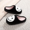 thumbnail image 3 of ZELAND Halloween Pumpkin Ghost Warm Winter House Slippers for Couples - Unisex Thick Sole Indoor Cotton Shoes, 3 of 4