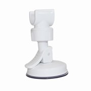 TureClos Showerhead Bracket Suction Cup Shower Head Holder Adjustable Bathroom Wall Mounted Stand, White