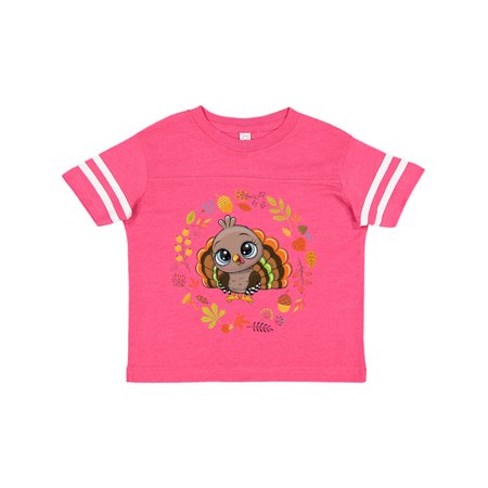 

Inktastic Thanksgiving Turkey Wreath Gift Toddler Boy or Toddler Girl T-Shirt