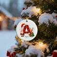 thumbnail image 6 of karymi 26 Letters Christmas Tree Decoration Pendant Christmas Tree Ornaments Personalized DIY Christmas Ornaments Christmas Decoration Xmas Tree Hanging Decor Kids Christmas Gifts Gift Ideas, 6 of 6