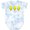 Tie Dye Blue, variant on Inktastic Corn Lover Boys or Girls Baby Bodysuit