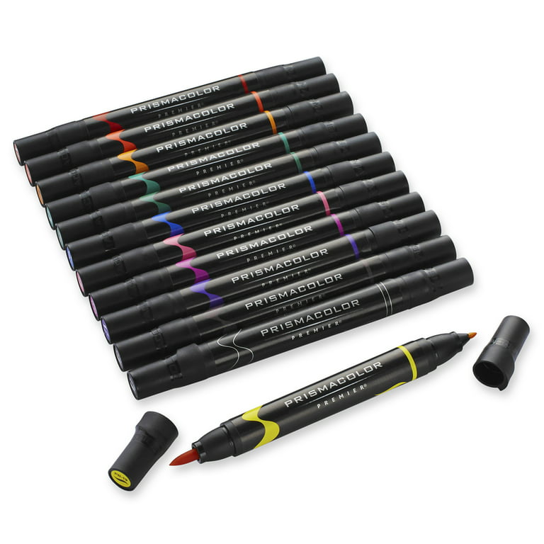 Prismacolor Double-Ended Art Marker - Assorted Colors, Set of 72