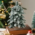 thumbnail image 5 of Christmas Savings Clearance! FELTREE Christmas Tree Green 55cm Simulated Nobel Pines Pe Leaf Mini Flocked Christmas Tree Decoration Luxury Snow Tree, 5 of 7