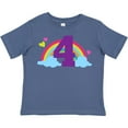 thumbnail image 3 of Inktastic 4th Birthday Rainbow Girls Toddler T-Shirt, 3 of 5