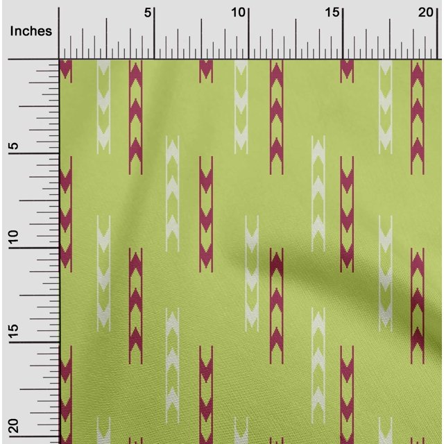 oneOone Cotton Silk Fabric Arrow Sign Kasuri Fabric Prints By Yard 42 Inch Wide