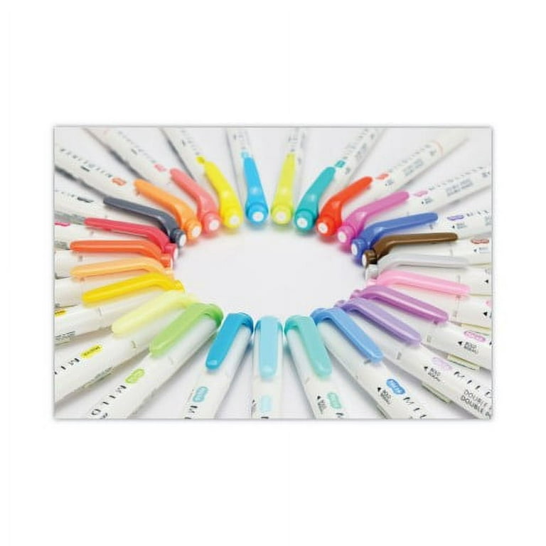 Zebra Mildliner Double Ended Highlighter Variety Pack, Asst Ink Colors, Bold-Chisel/Fine-Bullet Tips